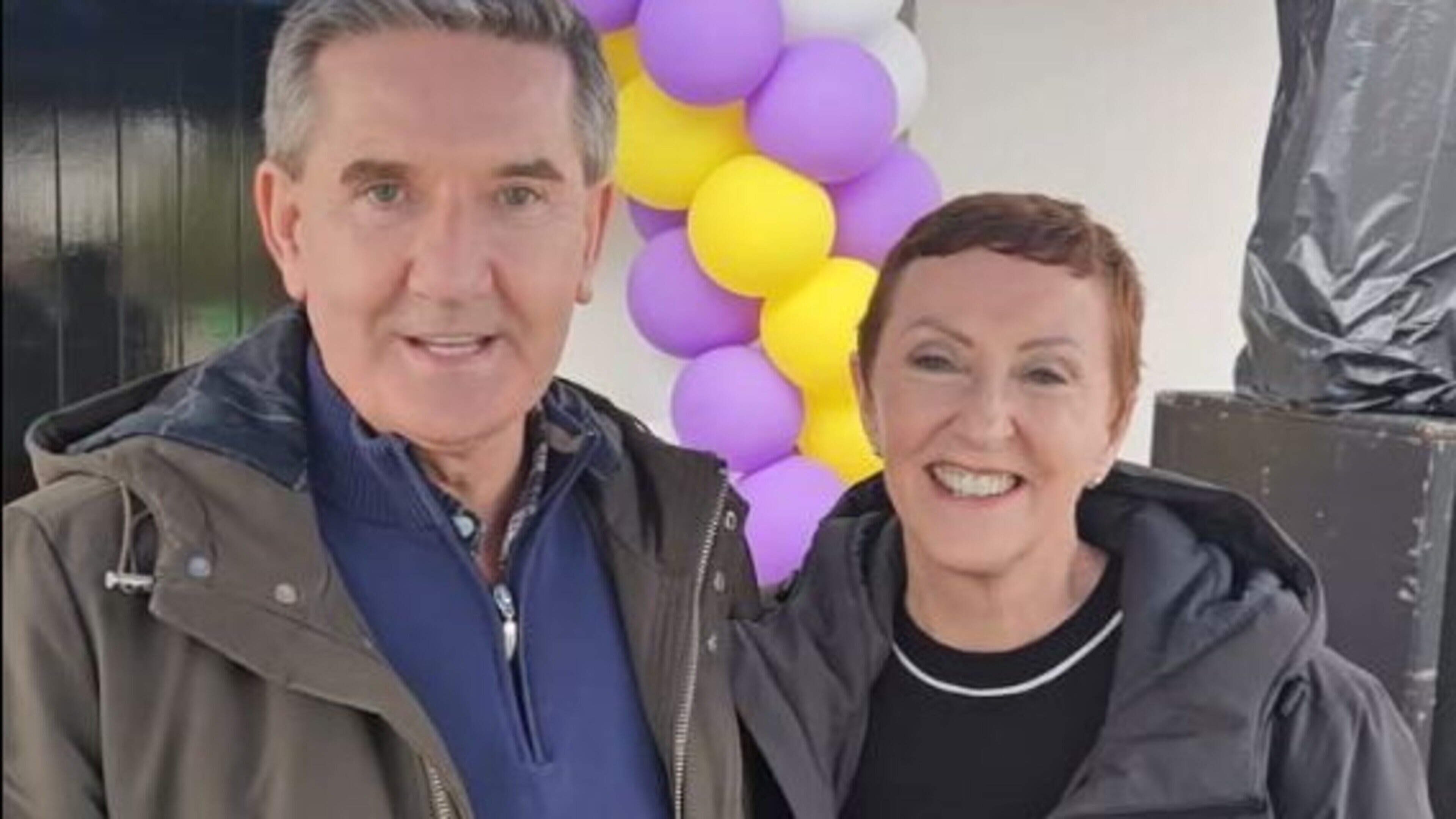 Daniel and Majella O’Donnell raise over €18,000 with tea party at their home for cancer charity